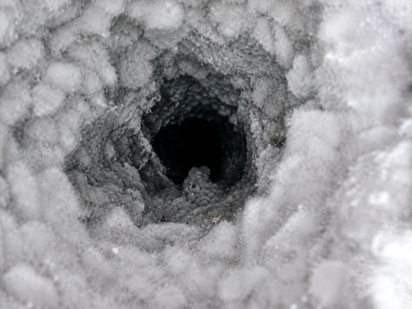 Camera Inspection Shows Heavy Vent Blockage